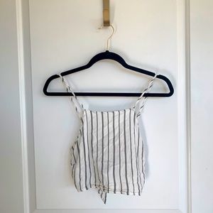 Tie back crop top